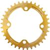 Generic Corona 104BCD Rotonda 32 34 36 38 40 42T 44 46 Denti Stretta Larga Ultraleggera MTB Mountain Bike Corona 104 BCD(38T,Golden)