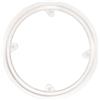 RUNROTOO Paracatena Bici in Pvc Bianco a 4 Fori per Bici da Strada e Mountain Bike