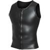 TISHITA Muta Sub Uomo Muta Wetsuit Gilet Termico Canottiera Neoprene Senza Maniche Top Lucido Taglio Sportivo Movimento Libero Conservazione Calore Adatta a, Nero, M
