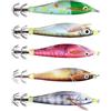 Limtula 5 Esche da Pesca Esche per gamberetti Esche Bagliore Maschere Gancio 9.6g Bagliore Calamari Maschere Esche dure Artificiali seppie Gancio Pescatori Professionisti