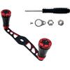 WNXGNHO Mulinelli Maniglia Impugnatura Baitcasting Mulinelli da traina Rockers Lega alluminio Accessorio da pesca per Baitcasting Pesca all ' aperto Goccia d ' acqua Mulinello Maniglia Rockers Sostituzione