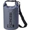 Cressi Dry Bag, Sacca/Zaino Impermeabile per attività Sportive Unisex Adulto, Grigio, 20 LT