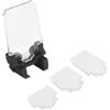 YASHALY Kit di protezioni per lenti ottiche Airsoft, in lega di alluminio, 3 misure di schermatura con supporto regolabile, per Red Dot e Reflex Sights Style Accessories (nero)