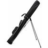 Wswqop Custodia Impermeabile Golf Borsa Stand Sacca Custodia Zaino con Design Leggero per Camminare il Percorso con Meno Fatica Organizzazione Efficiente dei, Nero