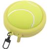TOMETURE Portamonete per Monete e Auricolari in Silicone Sportivo a Forma di Tennis, Borsa Compatta per Tennis e Attività Outdoor