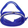 Amosfun Maschera da Sub Antiappannamento per Adulti e Pescatori, Occhialini Ovali in Silicone Protezione UV e Regolazione Facile, per Immersioni e Viaggi Blu