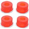 VALICLUD 8 Pezzi Boccole Ammortizzanti per Pattini Quad Rosse in PVC Durezza 95a per Pattini a Rotelle a Doppia, Miglior Comfort e Stabilità Durante L'uso