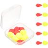 TOMETURE Fishig Float Epp 10 Pezzi Alta Sensibilità per Pesca | Galleggianti da Pesca, Facili da Individuare, per Uso Interno ed Esterno, Decorazione Domestica