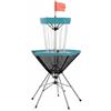 Baoblaze Bersaglio da Lancio Golf Obiettivo Disc Rete Pieghevole Supporto Acciaio Base Stabilizzata Anelli E Picchetti Migliora Precisione Controllo Lancio