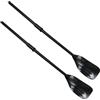 VILLCASE Pagaia per Kayak in PVC Nero 2 Pezzi Set Portatile