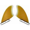 Qianly 2 Pezzi Surf Compatibili Doppio Innesto Pinna Tavola Tavola Accessori Surf Fibra di Vetro Rinforzata Maggiore Stabilità E Direzionalità Adatta per Carving Cambi di Direzione