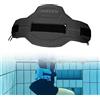 Boosteady Cintura da nuoto per aerobica in acqua, cintura da nuoto per adulti in schiuma EVA e materiali in nylon, colore nero