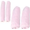 GALPADA Copertura Manubrio Bicicletta in Peluche Corto Rosa, Guanti Riscaldati per Bici Invernali, Protezione Antiscivolo e Comfort per Ciclismo Outdoor