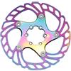 PMAGSYQ Disco Freno per Bicicletta 140mm 160mm 180mm 203mm Rotori Freno a Disco a 6 Fori Adatti per Freno a Disco Idraulico Shimano(160mm Colorful)