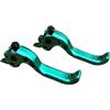 PMAGSYQ Maniglia della Leva del Freno Adatta per Shimano SLX M6100 XT M8100 Accessorio di Riparazione per la Sostituzione del Freno Idraulico(A Pair of Green brak)