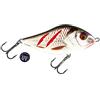 Salmo Slider Jerkbait Wobbler, Colori: Wounded Real Grey Shiner, Lunghezza/Peso/comportamento/profondità di Immersione: 7 cm/17 g/Galleggiante/1,0 m