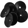 Homoyoyo 8 Pezzi Base Ventosa per Sacco da Boxe Pesante Resistente in Gomma e Silicone Sostituzione con Vite Design Verticale Salvaspazio per Allenamento Pugilato Casa e Palestra