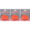 SECFOU Stampo per Feeder da Pesca in Silicone Arancia, 3 Pezzi
