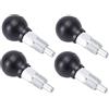 Generic Perni per Pesi per Attrezzature per Il Fitness Stantuffi a Molla con Naso Sferico per Impieghi Gravosi da 4 Pezzi per Strumenti di Esercizio Affidabili 25 Mm
