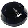 Lapiglo Copertura per manico a bilanciere per mulinello Daiwa Fuego, tappo antipolvere in metallo, design antiscivolo per un lancio fluido, diversi colori, peso 2 g (nero)
