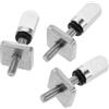 Xinglongs Confezione da 6 viti per pinne per tavola da paddle board, in acciaio inox, resistenti alla corrosione, ricambio per tavole da surf
