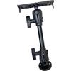 KACCDE Kayak Fish Finder Staffa di Montaggio con Piastra Pre Forata 360 Gradi Regolabile Ball Mount Fish Finder Staffa per Barche Da Pesca Accessori