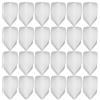 POPETPOP Flights in Plastica a Alette 30 Pezzi per Freccette | Compatibili Soft Tip e Steel Tip, Installazione Semplice, Confezione da 30 Pezzi