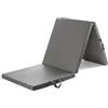 harayaa Tappetino Pieghevole Palestra Ginnastica Fitness Allenamento Materassino Palestra con Cuciture Rinforzate Superficie Liscia E Supporto Ammortizzato, Grigio Scuro, 180x60x3cm
