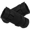 COHEALI Cavigliera Elastica Pesi Rimovibili 2 Pezzi in Mesh Nera | Cotone Traspirante, Uso Running e Palestra, per Uomo, Supporta Piastre da 8kg Non Incluse