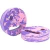 APLVFFZH Paletta Nuoto Allenamento con Impugnatura Palette Mano Disco Palmare Pagaia Piscina in Schiuma EVA Leggera per Resistenza E Adatta per Esercizi in, Viola, Rosa