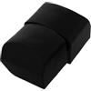 HEANUJJ Tappi per Piedi Cyclette con Ruote, Coppia, Plastica Nera | Attrezzi Fitness e Bici Stazionarie, Antiscivolo, Assorbimento Urti, Uso Home Gym