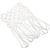 Kichvoe Rete da Basket Notturna Luminosa in Nylon Bianco, Compatibile Standard, Facile Installazione, Accessorio per Canestro Esterno in Parco Spiaggia Giardino