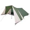 GFMGUEMV Tenda Tipi Famiglia in Taffetà Verde 660x456x200 cm con Tenda Separatore 28 Picchetti Pali in Acciaio e Borsa per Campeggio