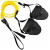 Amagogo Fascia di Allenamento Nuoto Corda Resistenza Elastico Pagaie Mano Cinghia Regolabile Materiale TPE Plastica per Allenamento a Terra Meccanica Colpo