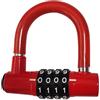 Generic Combinazione Antifurto Impermeabilizzata Tipo Pesante Leghe Acciaio Compatti Viaggio per Biciclette Moto Rimorchio