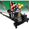 Generic Macchina per tornio per stecca da biliardo, kit di riparazione multifunzione 7 in 1 per la manutenzione delle attrezzature da biliardo e lavori di precisione