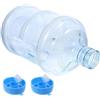AMUSLESUR Borraccia Portatile 5l in Pc, Secchio Acqua Minerale da Viaggio | Set 1 Pezzo, Apertura Ampia, Colore Blu, per Uso Indoor e Travel, Struttura Robusta e Durevole