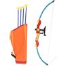 Molumvel Set di tiro con l'arco per bambini con portafrecce e 4 frecce a ventosa per sport con l'arco, giocattolo educativo per la coordinazione occhio-mano, robusto giocattolo sportivo a partire dai