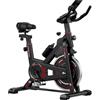 GartistGo Cyclette statica stazionaria, attrezzatura per palestra a casa, sedile e manubrio regolabili, monitor LCD e supporto per tablet, resistenza 0-100%, allenamento cardio in casa