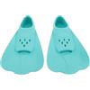 LIFKICH Pinne Corte da Allenamento per Nuoto in Silicone, 1 Paio Xs27-29 | Colore Verde Chiaro, per Adulti, Uso Mare e Piscina, Leggere e Portatili