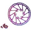 PMAGSYQ Rotore del Freno a Disco MTB G3 HS1 160mm 180mm 203mm Disco rotore colorato per Parti del Freno della Bici da Strada di Montagna(1Pc-140mm Rainbow)