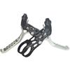 PMAGSYQ Leva Freno specifica per Bici Adatta per Brompton Adatta per Bicicletta Pieghevole Dahon Lega di Alluminio Cava Leggera(Black Silver)