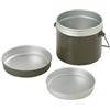 Fonowx Contenitore Pranzo in Alluminio Set, Contenitore Per Il Pranzo In Alluminio Rotondo