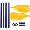 GYZOUKA Remo Staccabile per Kayak, 2 Pezzi, Pagaie Gonfiabili per Canoa in PVC, con Connettore Bidirezionale per la Pesca in Barca