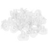 Generico 20 Pezzi Valvole Gonfiabili PVC Trasparenti per Viaggio Cuscini Giocattoli Gonfiabili Accessori Sostitutivi per Barche e Giochi da Spiaggia
