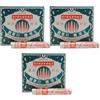 ALIBOOSTER Set di 3 cinque pagodas Ya Hom Powder - Polvere tradizionale tailandese - 12 tubi per scatola - rinfrescante e tonificante naturale