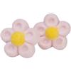 Idea Bulgari Marshmallow Margherite Rosa per Decorazione Dolci Caramelle Morbide 900 g