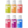 Colour Mill Oil Blend Food Colouring Set Tropical : Colorante Alimentare Liposolubile a Base di Olio: Mango, Kiwi, Coral, Melon, Fuchsia, Cobalt - Set 6 x 20 ml