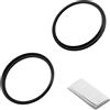 BCMCZCDC 1 anello adattatore Step Up Ring 72 - 77 mm, anello adattatore per obiettivo per filtro in lega di alluminio di qualità aeronautica + 1 panno per la pulizia dell'obiettivo (72 - 77 mm)