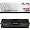 ALPIXE Toner MLT-D101S compatibile per Samsung SCX-3405, ML-2165, ML-2160, SCX-3400, SCX-3405FW, ML-2165W, ML-2161, ML-2162, ML-2168 - CHIP - 1500 pagine - Nero - SU696A